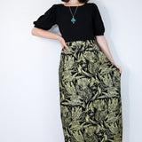 Gold "Birds of Prey: Vol. 2" Maxi Skirt