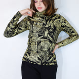 Gold "Birds of Prey: Vol. 2" Turtleneck
