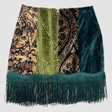 Deadstock Upholstery Fringe Skirt (29" Waist)