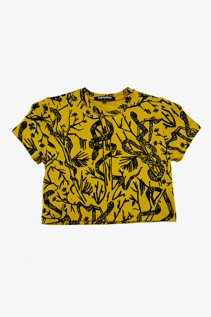 Citrus Serpentine Cropped Tee