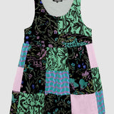 Serpentine & Belladonna Patchwork Tank Dress (Medium)