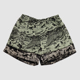Shadow Canyon on Jade Patchwork Buddy Shorts (Sizes 1 & 3)