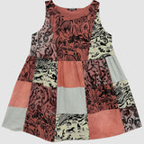 'Serpentine' & 'Shadow Canyon' Patchwork Tank Dress (1X)