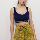 Marigold Cheetah Tie Shorts (24" Waist)