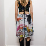 Watercolour Mesh Skirt (26" Waist)