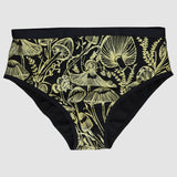 Gold on Black 'Shroomed' Underwear
