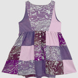Silver 'Shadow Canyon' Patchwork Tank Dress (Extra Large)