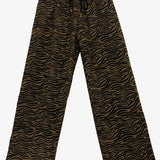 Tiger Stripe Crêpe Pants