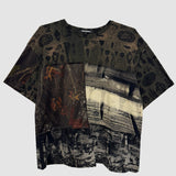 Unisex Curio Camo Loose Tee in Size 1