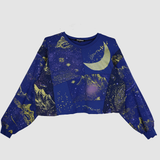 'The Moon' Boxy Long Sleeve Tarot Card Collection (Size 1)