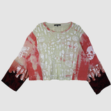 'The Tower' Boxy Long Sleeve Tarot Card Collection (Size 2)