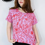 Scarlet on Violet Nightcrawlers Amie Tee (2 for $250)