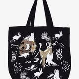 Ghost Specimen Tote Bag in Black