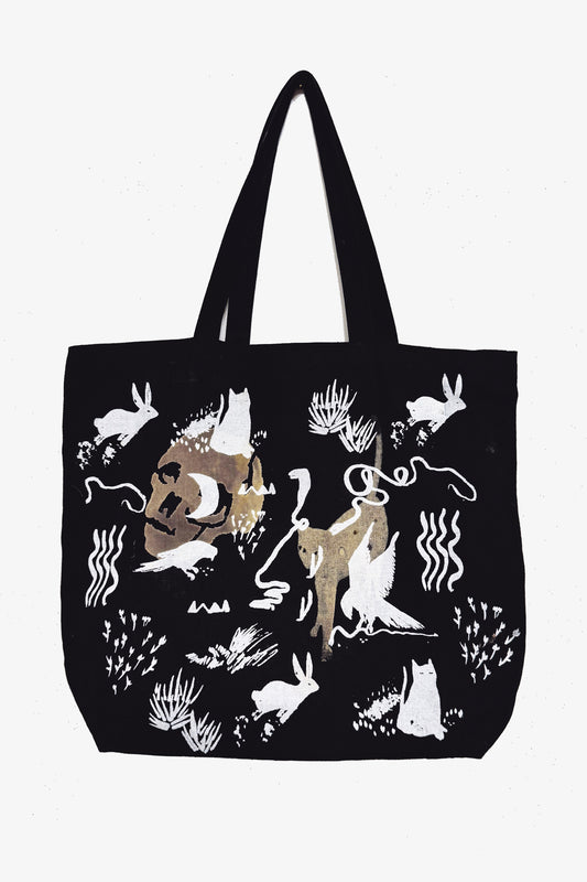 Ghost Specimen Tote Bag in Black