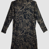 Coffee on Black 'Fox Den' Bandit Dress (2X)