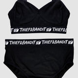 Black Bralette & Underwear Set