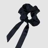 Black Silk Scrunchie