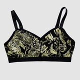 Gold on Black 'Birds of Prey: Vol. 2' Bralette