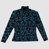 'Feral Floral' Turtleneck