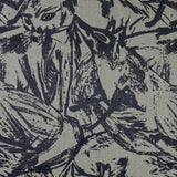 'Fox Den' on Brown Raw Silk by the Metre