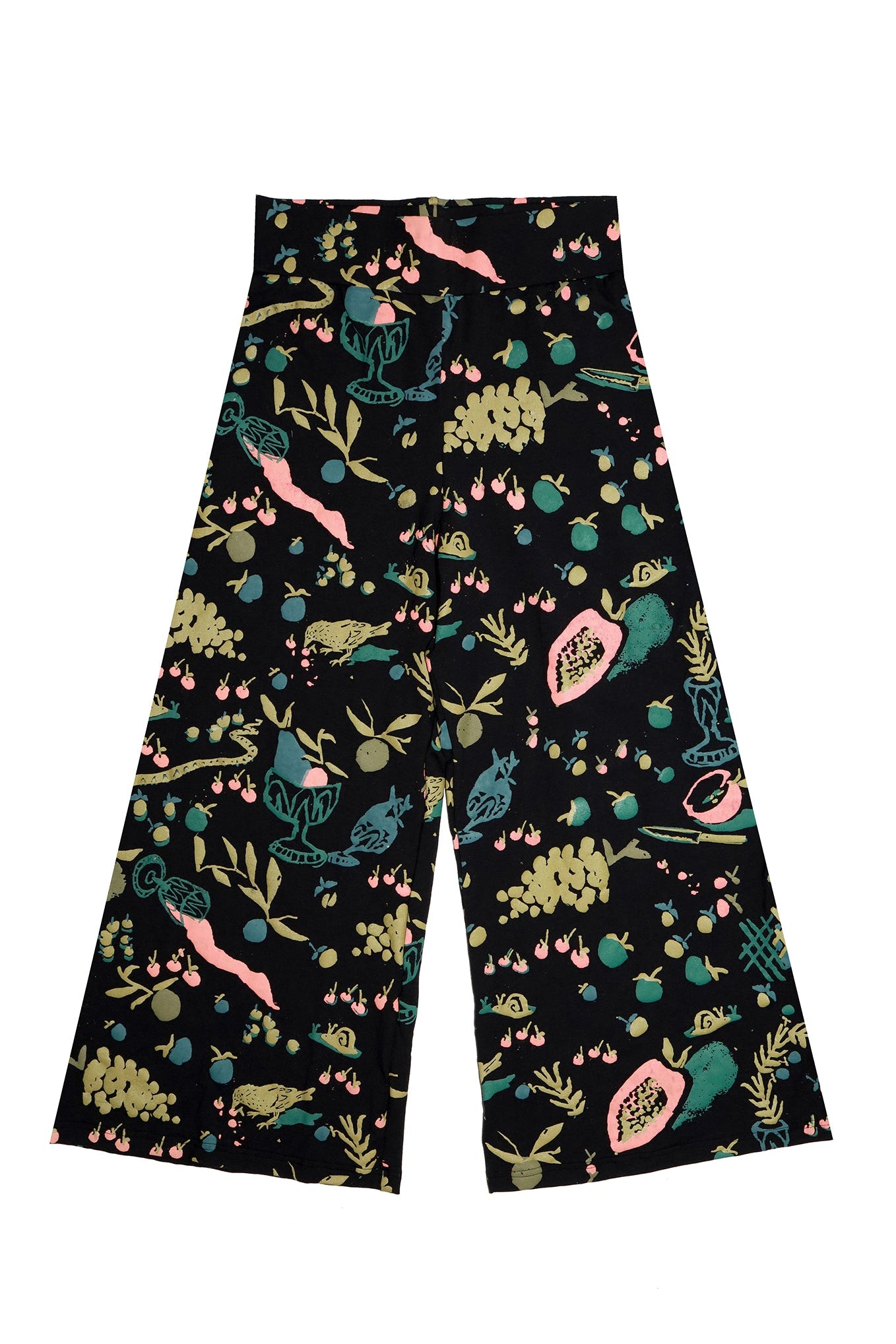 Wide Leg Pocket Pants In Night Picnic in S, 1X, 4X - Thief and Bandit