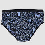 Frost on Black 'Beyond the Gates' Underwear