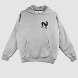 Black 'Hound' on Grey Hoodie