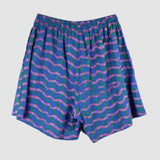 Midnight 'Wavy Plaid' Buddy Shorts (Sizes 2, 3, & 4)