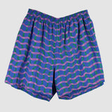 Midnight 'Wavy Plaid' Buddy Shorts (Sizes 2, 3, & 4)