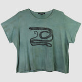 Hand Dyed Serpent Amie Tee (2X)