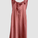 Pink Silk Charmeuse Dress (32" Bust)