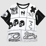 'Sketchbook' Loose Tee (Size 2)