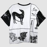 'Sketchbook' Loose Tee (Size 2)