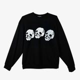 Tri-Skull Relaxed Fit Sweatshirt