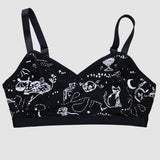 White on Black 'Spellbound' Bralette