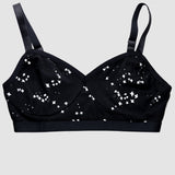 White on Black 'Starlight' Bralette