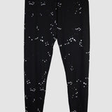 White on Black 'Starlight' Leggings