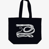 Serpent Tote Bag in Black