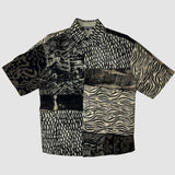 Unisex 'Scales' & 'Tiger Stripes' Short Sleeved Button Up (Size 1)