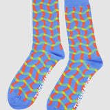 'Wavy Plaid' Socks