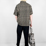 Wavy Plaid Crêpe Button Up - Thief and Bandit